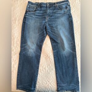 American Eagle Outfitters Men's Denim Blue Straight Jeans